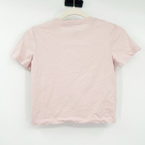 H&M Kids‎ Girls Coquette Bow Embellished Cotton Short Sleeve T-Shirt Size 6X/7 - Picture 6 of 6